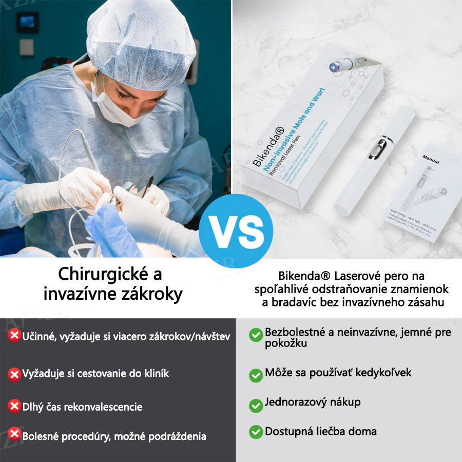 Bikenda®🎁 Neinvazívne laserové pero na odstránenie znamienok a bradavíc