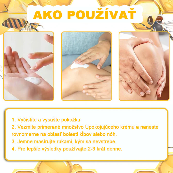 LOVILDS™ Včelí jed a kurkumový terapeutický krém na artritídu (👩🔬Špecializovaný na ortopedické ochorenia a bolesti kĺbov👩🔬)