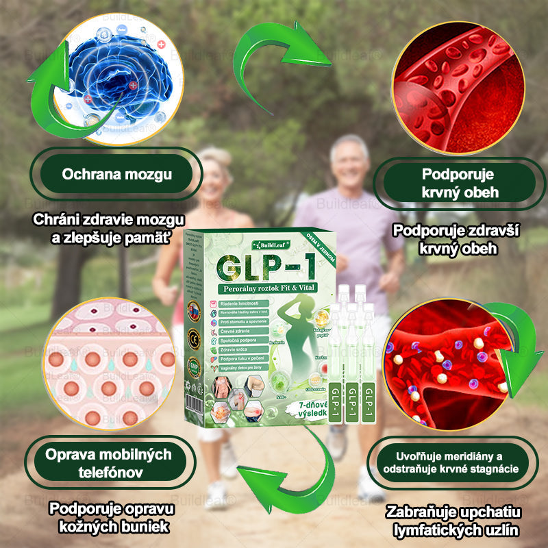 💖BuildLeaf® GLP-1 6-v-1 Health Solution Perorálna tekutina (Len raz denne, viditeľné zmeny už za 7 dní) Pre obezitu, kardiovaskulárne ochorenia, cukrovku, spánkové apnoe, zdravie čriev, problémy s kĺbmi a ďalšie