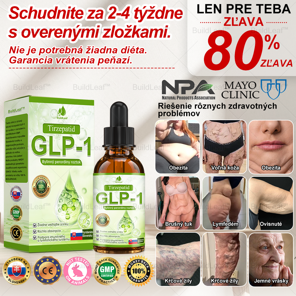 👩⚕Odporúčané klinikou Mayo | Oficiálny obchod | BuildLeaf® GLP-1 Moringa Slimming & Health Boost Drops🔥 Obezita, kardiovaskulárne ochorenia, cukrovka, spánkové apnoe, problémy s kĺbmi a ďalšie