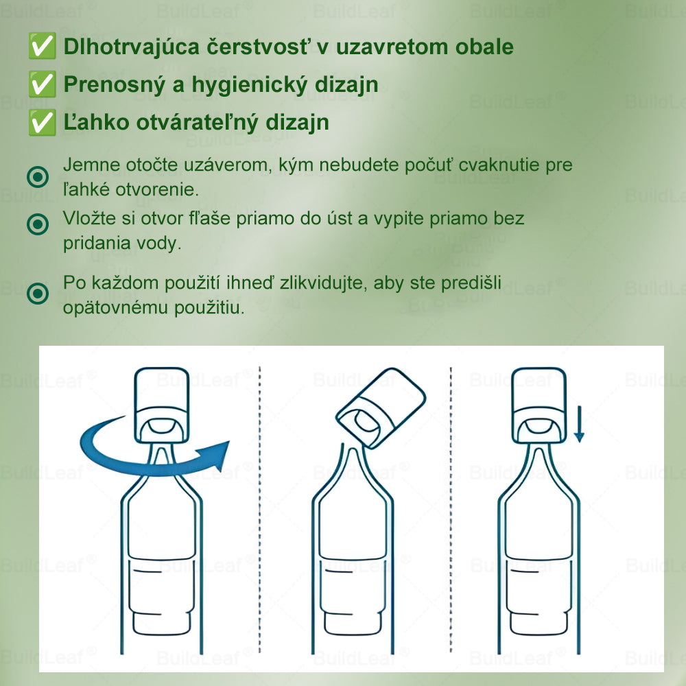 💖BuildLeaf® GLP-1 6-v-1 Health Solution Perorálna tekutina (Len raz denne, viditeľné zmeny už za 7 dní) Pre obezitu, kardiovaskulárne ochorenia, cukrovku, spánkové apnoe, zdravie čriev, problémy s kĺbmi a ďalšie