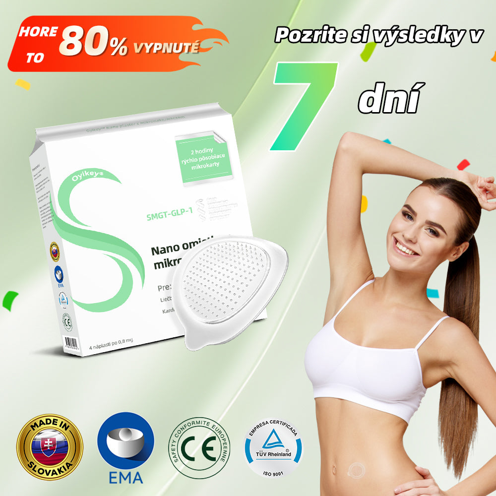 [✅Oficiálny obchod]𝐎𝐲𝐢𝐤𝐞𝐲® 🌏🌏𝐒𝐌𝐆𝐓-𝐆𝐋𝐏-𝟏 Nano mikroneedle náplasť（Bezbolestné, dlhotrvajúce, riešenie cukrovky, obezity a kardiovaskulárnych chorôb）