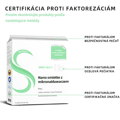 [✅Oficiálny obchod]𝐎𝐲𝐢𝐤𝐞𝐲® 🌏🌏𝐒𝐌𝐆𝐓-𝐆𝐋𝐏-𝟏 Nano mikroneedle náplasť（Bezbolestné, dlhotrvajúce, riešenie cukrovky, obezity a kardiovaskulárnych chorôb）