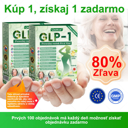 💖BuildLeaf® GLP-1 6-v-1 Health Solution Perorálna tekutina (Len raz denne, viditeľné zmeny už za 7 dní) Pre obezitu, kardiovaskulárne ochorenia, cukrovku, spánkové apnoe, zdravie čriev, problémy s kĺbmi a ďalšie