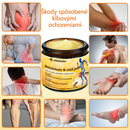 ADNOON® Krém na hojenie kostí s botulotoxínom a včelím jedom ⭐👨‍⚕️Schválené Slovenskou spoločnosťou ortopedie a traumatológie (SOTS)