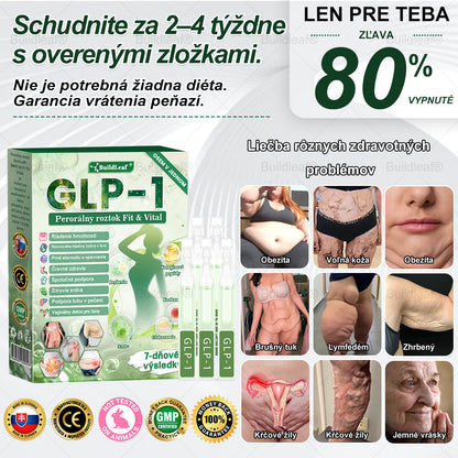 💖BuildLeaf® GLP-1 6-v-1 Health Solution Perorálna tekutina (Len raz denne, viditeľné zmeny už za 7 dní) Pre obezitu, kardiovaskulárne ochorenia, cukrovku, spánkové apnoe, zdravie čriev, problémy s kĺbmi a ďalšie