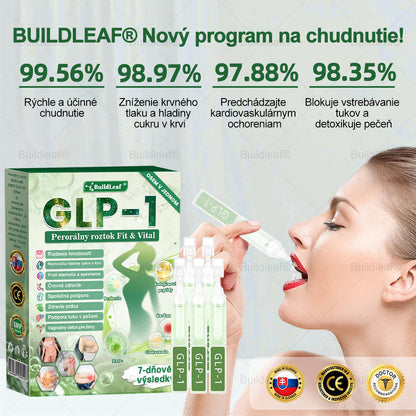 💖BuildLeaf® GLP-1 6-v-1 Health Solution Perorálna tekutina (Len raz denne, viditeľné zmeny už za 7 dní) Pre obezitu, kardiovaskulárne ochorenia, cukrovku, spánkové apnoe, zdravie čriev, problémy s kĺbmi a ďalšie